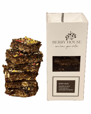 BERRY BARS Barrette ai semi, frutta secca e cioccolato fondente